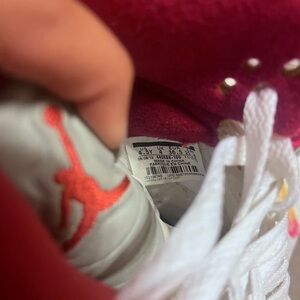 Jordan 5 retro fire red size kids 4.5 women’s 6
